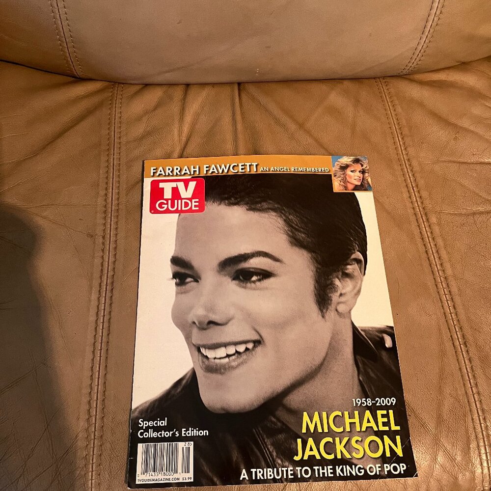 Michael Jackson Farrah Fawcett Tribute TV Guide Magazine 2009